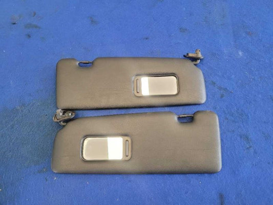 2001-2006 BMW M3 E46 Convertible Pair Sun Visors Shade Mirror Black1981