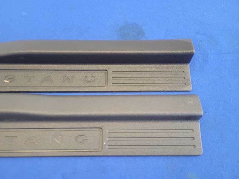 2005-2010 Mustang GT 4.6L Convertible Pair Door Sill Plates Scuff Base 2496 - The Parts Farm
