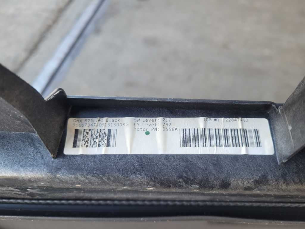 2010-2015 Chevrolet Camaro SS Sunroof Glass Window Upper Roof Frame Track 2592 - The Parts Farm