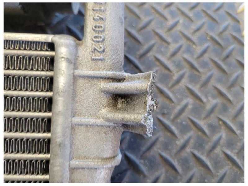 2014 Audi R8 V10 Coupe Driver Left LH Engine Oil Cooler 2136 - The Parts Farm