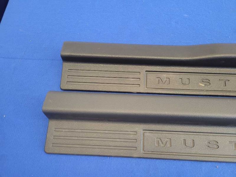 2005-2010 Mustang GT 4.6L Convertible Pair Door Sill Plates Scuff Base 2496 - The Parts Farm