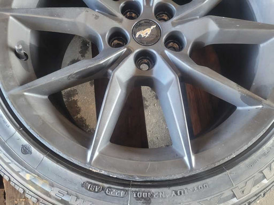 2024 Ford Mustang GT S650 Rear Wheel 19" Black Spoke Painted Scuffs 2658