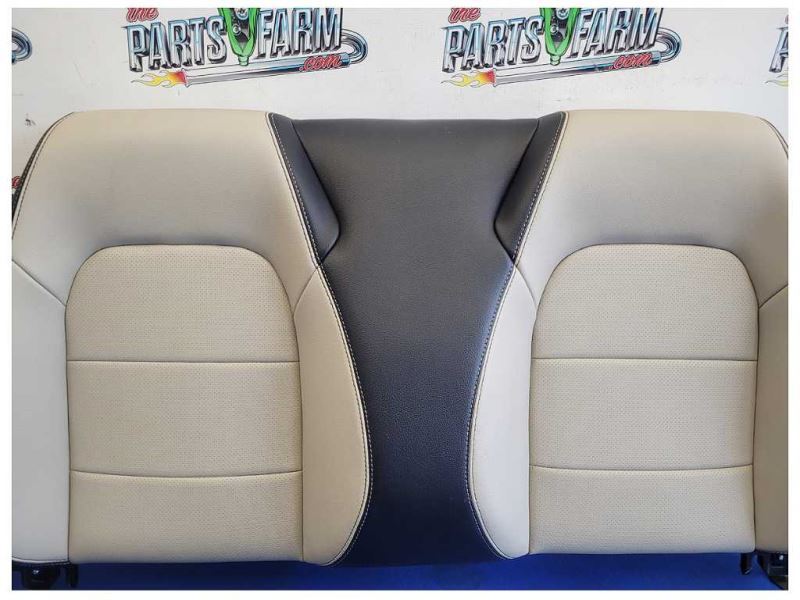 2015-2017 Ford Mustang GT S550 Rear Convertible Leather Seats Upper Lower 2610 - The Parts Farm