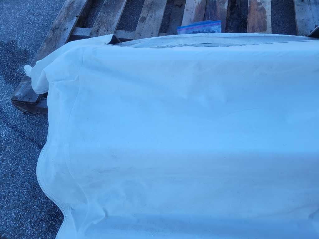1994-1998 Ford Mustang Convertible Top Frame Cloth Shell Cover *Ripped* 2631 - The Parts Farm