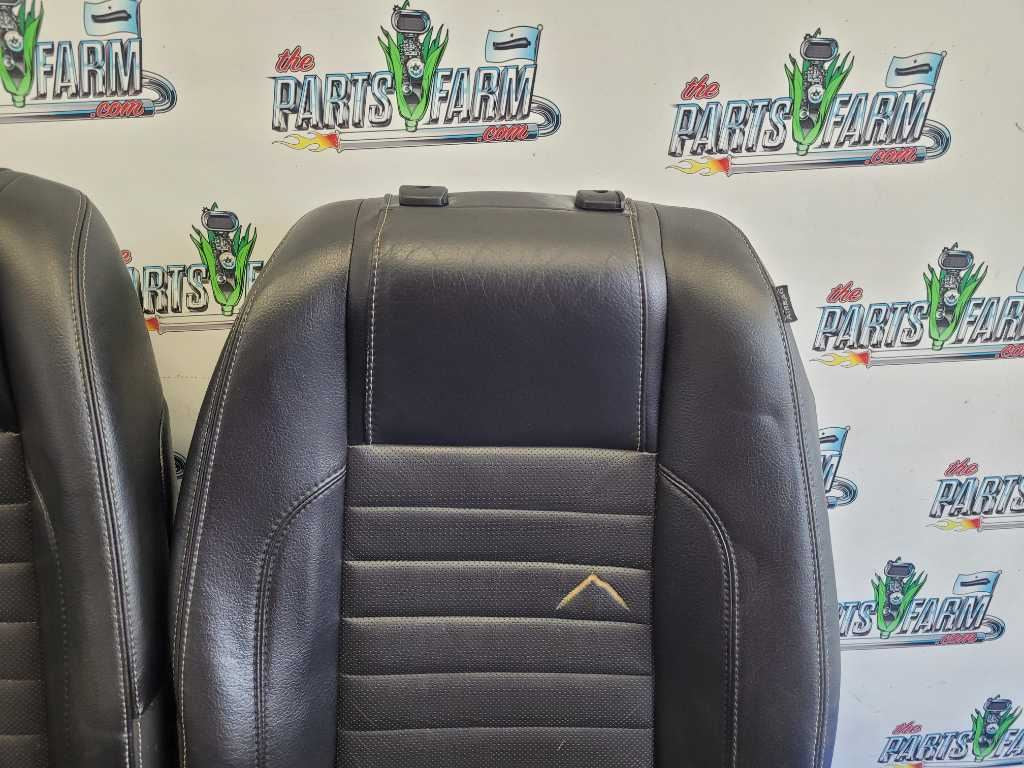 2010-2012 Ford Mustang GT Set Coupe Seats Front Back Leather *Ripped* 2653 - The Parts Farm