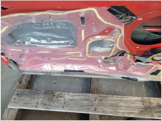 2003-2006 Chevrolet SSR Pickup Truck Passenger Front Door Paint Red 2682