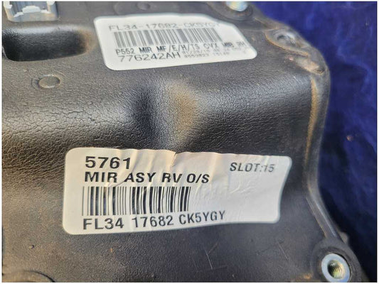 2015-2017 Ford F150 Pickup Truck Passenger Rear View Mirror Black 2755