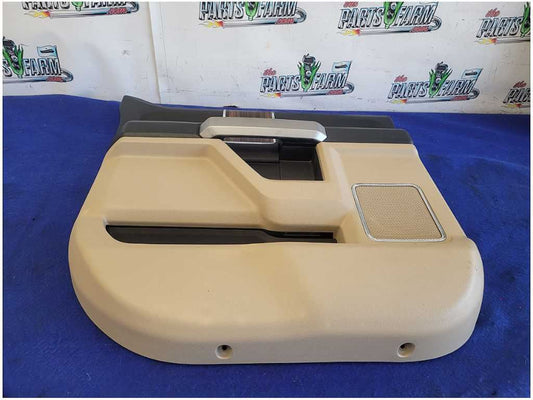 2015-2017 Ford F150 F-150 Truck Driver Rear Door Panel Card Tan Crew Cab 2839