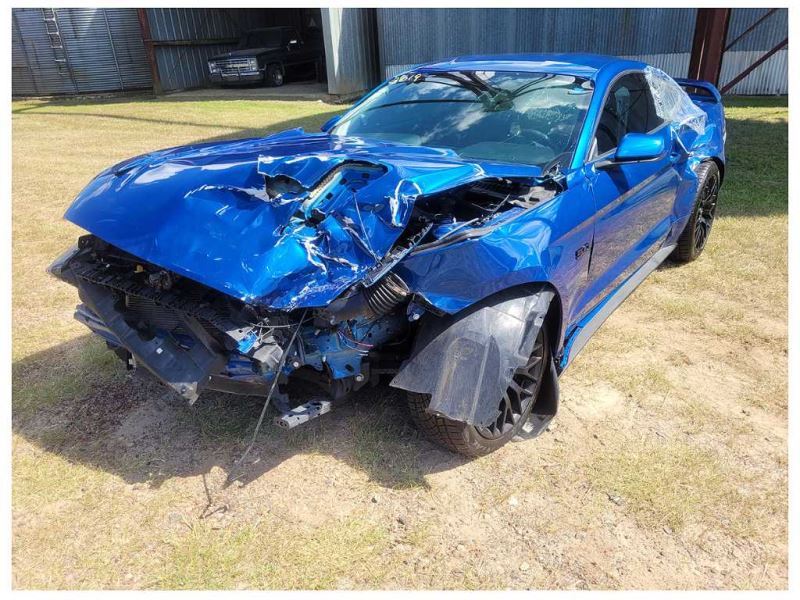 2015-2017 Ford Mustang GT Passenger RH Front Upper Seat Cloth Cover Fading 2619 - The Parts Farm