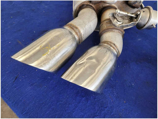 2010-2015 Chevrolet Camaro ZL1 SS Set NPP Mufflers Quad Tip Exhaust Rear 2775