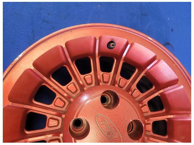 1987-1993 Ford Mustang GT 5.0L Turbine Wheel 15x7 Spoke Paint Red 2299 - The Parts Farm