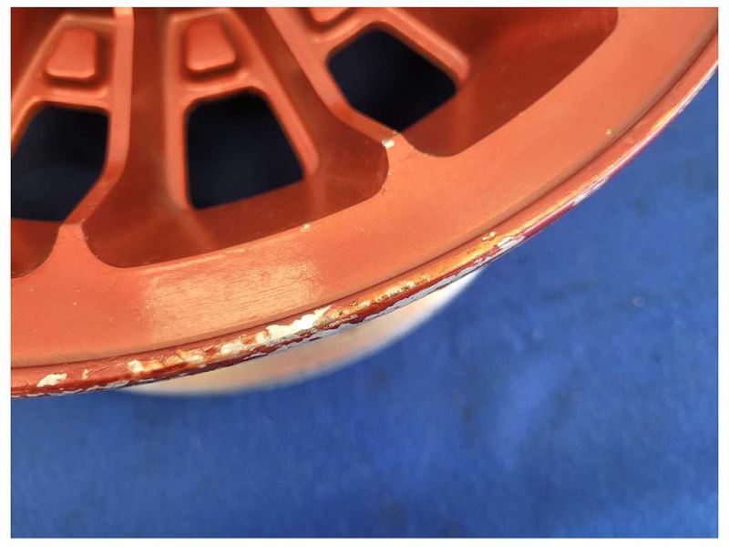 1987-1993 Ford Mustang GT 5.0L Turbine Wheel 15x7 Spoke Paint Red 2299 - The Parts Farm