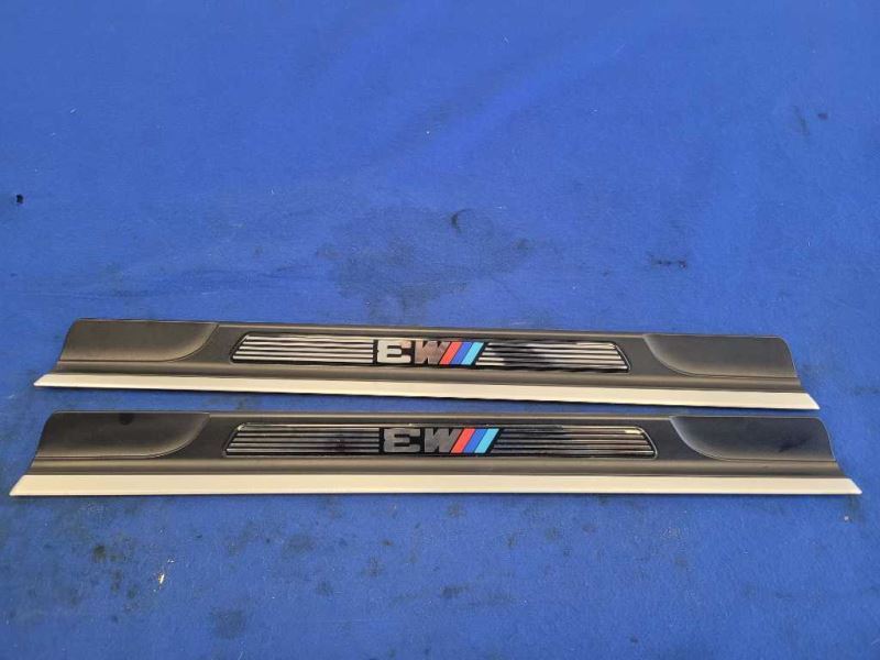 2001-2006 BMW M3 Convertible Pair Door Sill Scuff Plates *Scuffs* 2448 - The Parts Farm