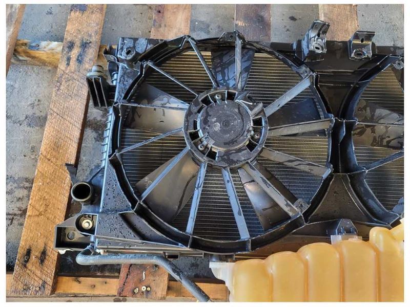 2015-2017 Ford F150 4x4 Pickup Truck Radiator Cooling Engine Fan Condenser 2482 - The Parts Farm