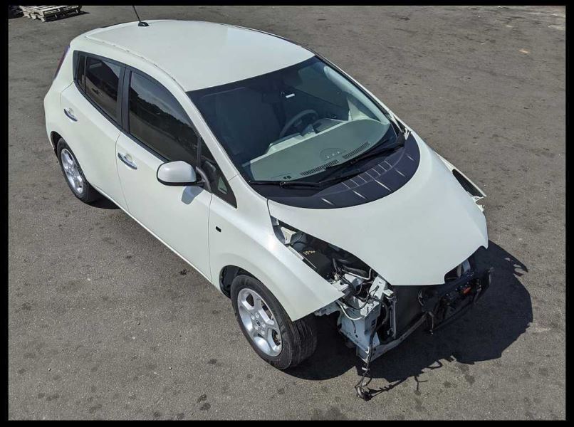 2011-2012 Nissan Leaf Front Windshield Wiper Arms Blades 1856 - The Parts Farm