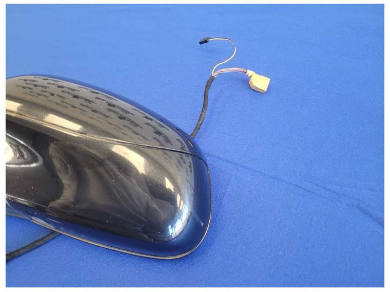2003-2006 Porsche Cayenne Turbo 4.5L Driver Rear View Mirror Glass Black 2137 - The Parts Farm