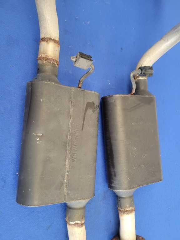 1990 Ford Mustang Mclaren Convertible Flowmaster Mufflers Exhaust Pipe Tip 2603 - The Parts Farm