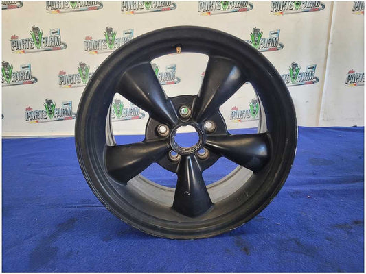 2005-2009 Ford Mustang Set Wheels 17x8 Funnel Spoke Paint Rim Black *Scuffs 2823