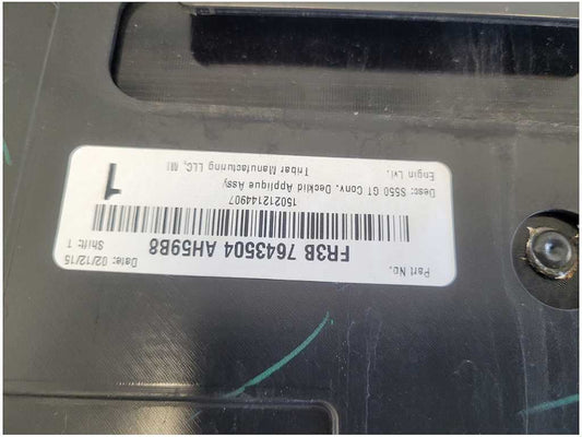 2015-2017 Ford Mustang GT S550 Rear Finish Panel Truck Trim Emblem 2777