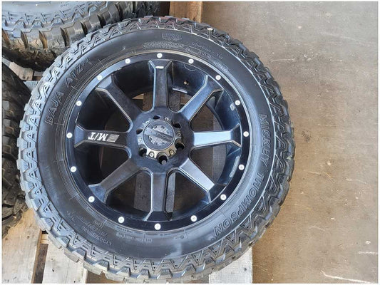 2015-2020 Ford F150 4x4 Roush Truck 3 Wheels 20x9 Black Spoke Painted Tire 2733