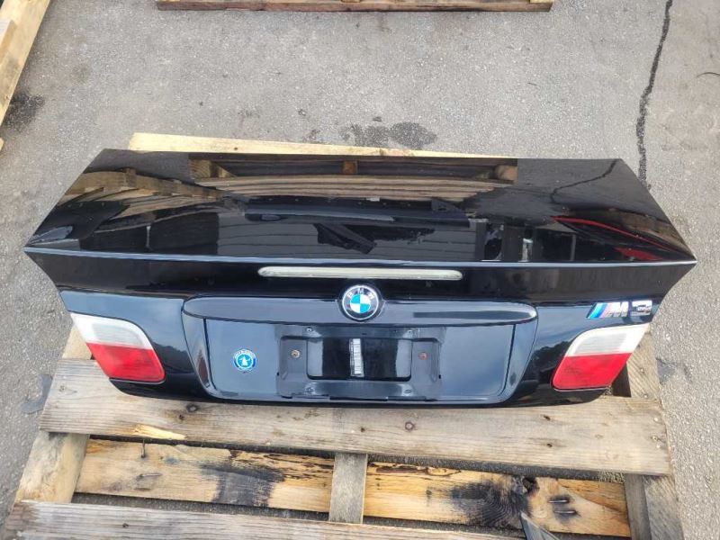2001-2006 BMW M3 Convertible Rear Back Truck Deck Lid Emblem Paint Black 2448 - The Parts Farm