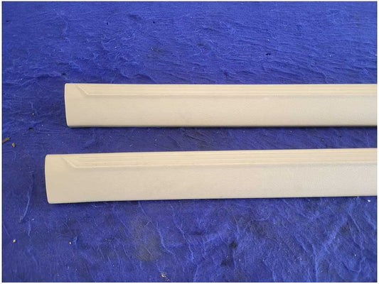 1999-2004 Ford Mustang GT Convertible Pair Door Sill Plates Tan 2690