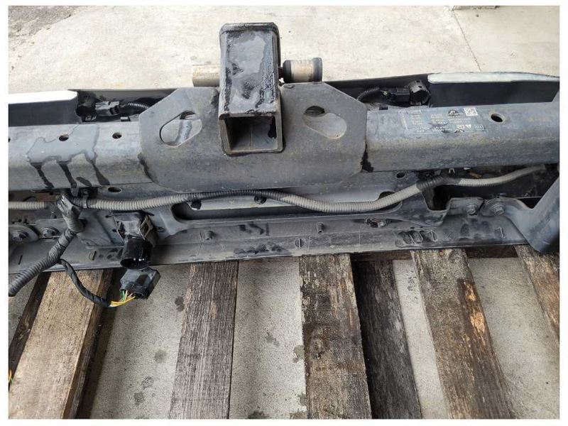 2015-2017 Ford F150 F-150 Truck Rear Bumper Chrome Hitch Pad Park Assist 2615 - The Parts Farm