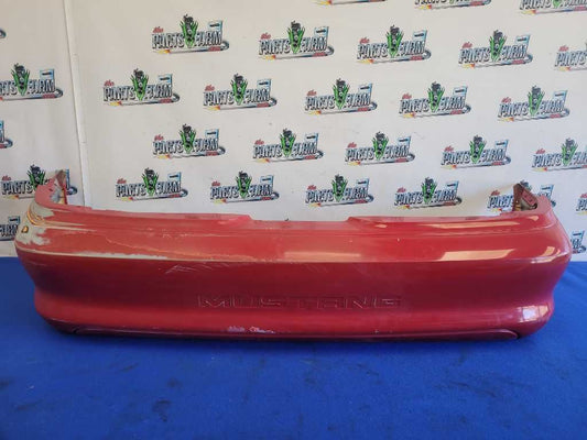 1994-1998 Ford Mustang GT 5.0L Rear Back Bumper Cover Faded Paint E8 2647