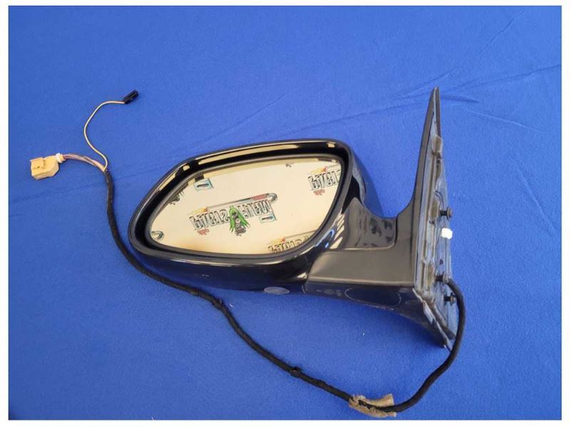 2003-2006 Porsche Cayenne Turbo 4.5L Driver Rear View Mirror Glass Black 2137 - The Parts Farm