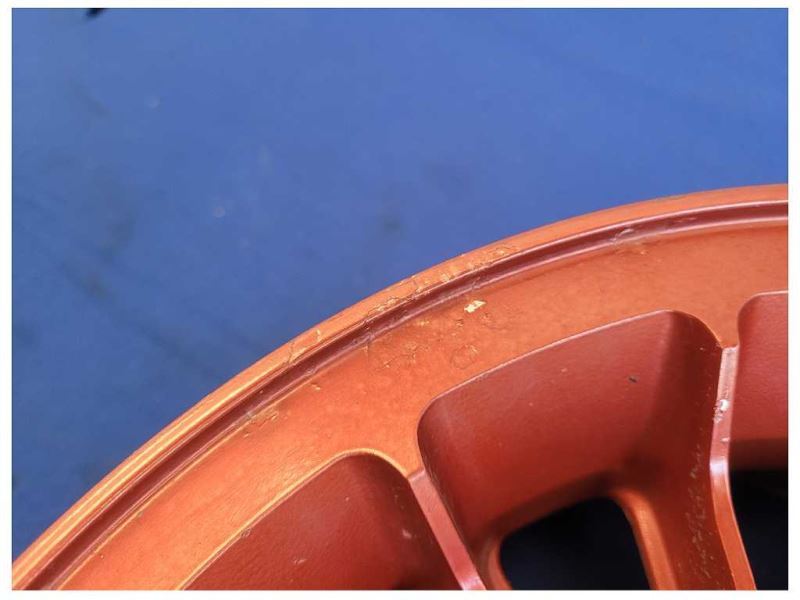 1987-1993 Ford Mustang GT 5.0L Turbine Wheel 15x7 Spoke Paint Red 2299 - The Parts Farm