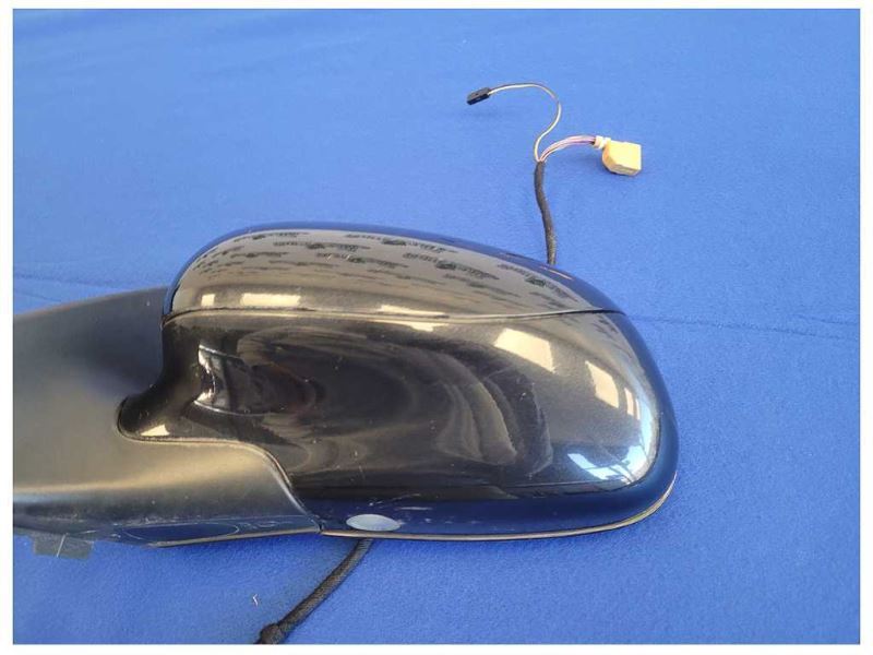2003-2006 Porsche Cayenne Turbo 4.5L Driver Rear View Mirror Glass Black 2137 - The Parts Farm