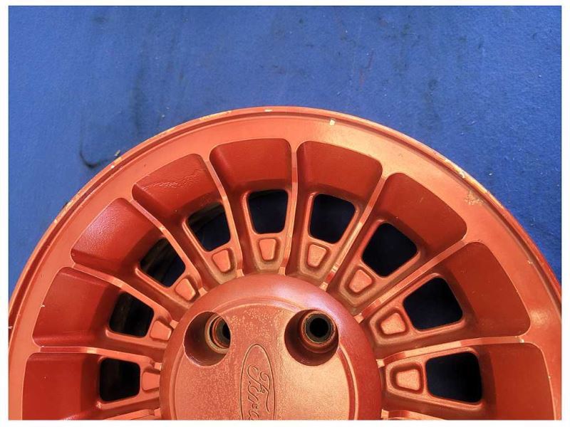 1987-1993 Ford Mustang GT 5.0L Turbine Wheel 15x7 Spoke Paint Red 2299 - The Parts Farm