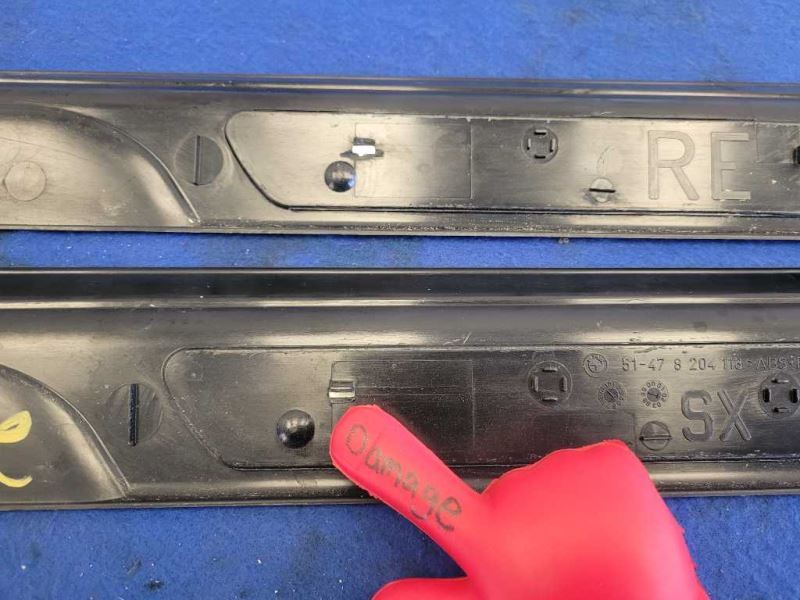 2001-2006 BMW M3 Convertible Pair Door Sill Scuff Plates *Scuffs* 2448 - The Parts Farm