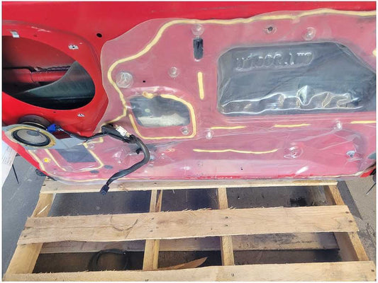 2003-2006 Chevrolet SSR Pickup Truck Driver Left Front Door Paint Red 2682