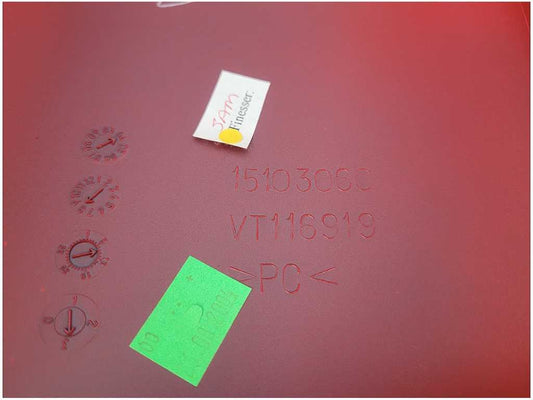 2003-2006 Chevrolet SSR Pickup Truck Rear Upper Panel Waterfall Trim Red 2682