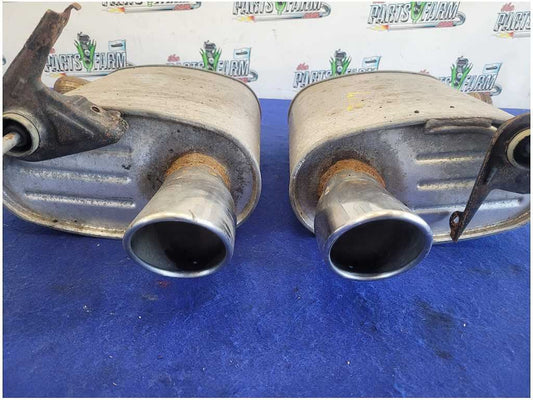 2015-2017 Ford Mustang GT S550 Pair Rear Mufflers Exhaust Single Tip 2777