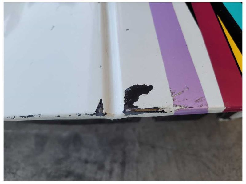 1993 Chevrolet Camaro Z28 Coupe Driver Front Door Shell Paint Scuffed 2546 - The Parts Farm