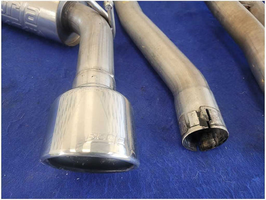 2010-2013 Chevrolet Camaro SS Borla Exhaust Kit Muffler Pipe Single Tip 2784