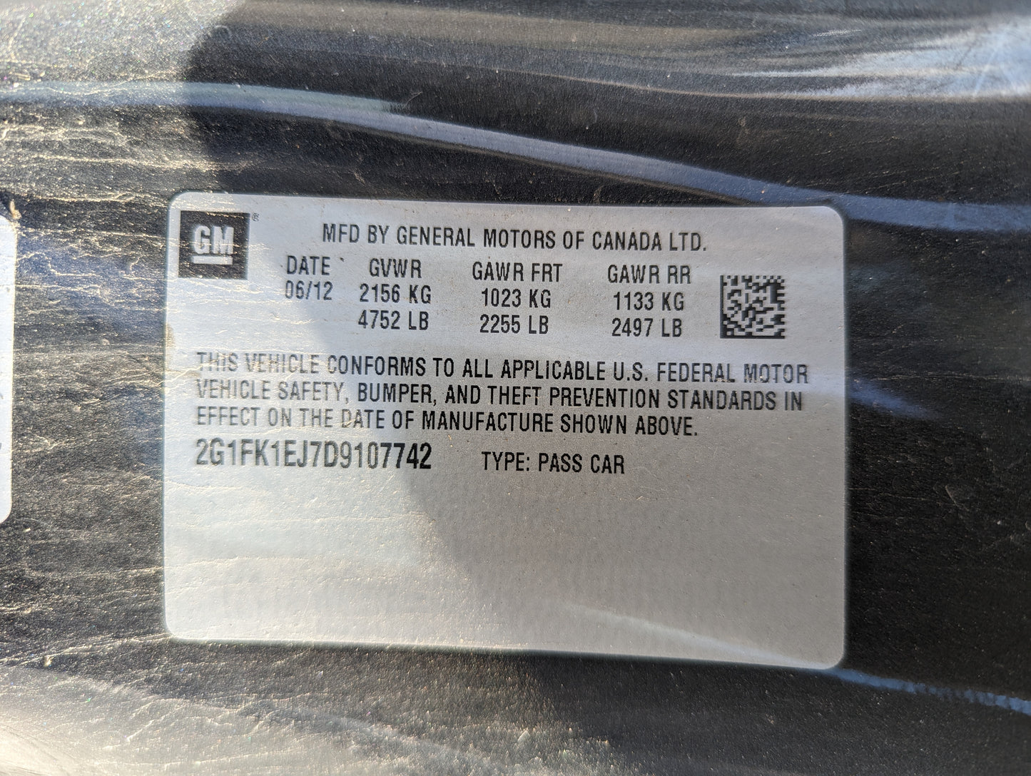 Stock 2472. 2012 Chevrolet Camaro SS Coupe Salvage Title Roller - The Parts Farm