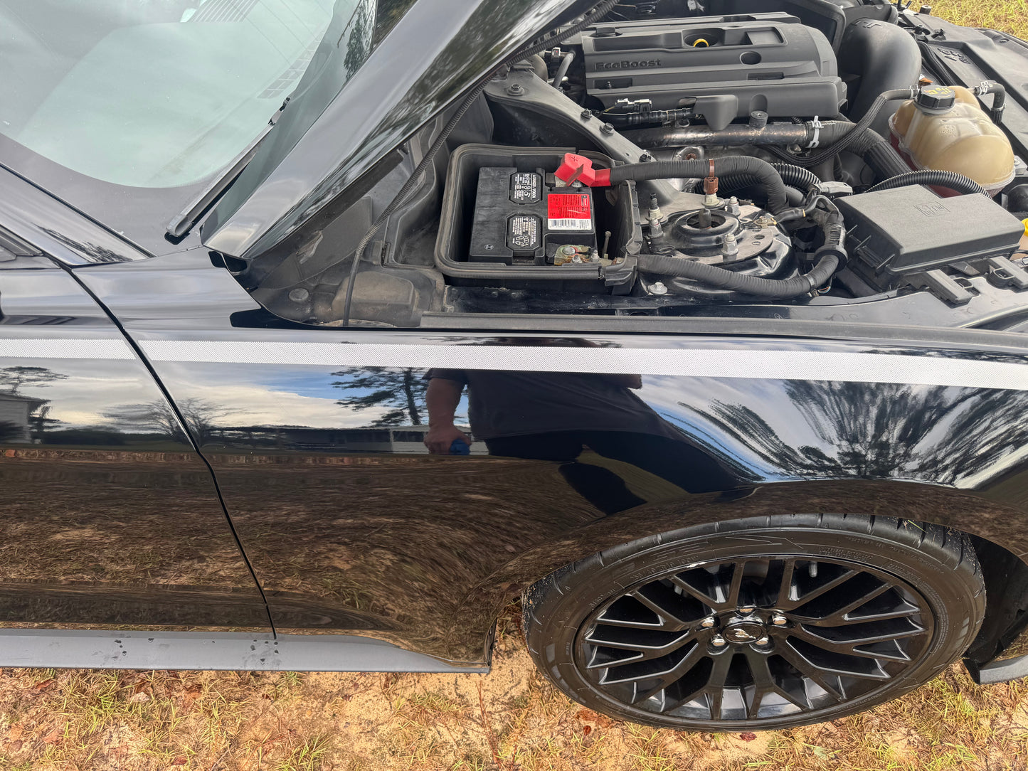 Stock 2655. 2018 Ford Mustang EcoBoost S550 Clear Title 2.3L Yurbo 10R80 Auto Trans 122k Miles - The Parts Farm