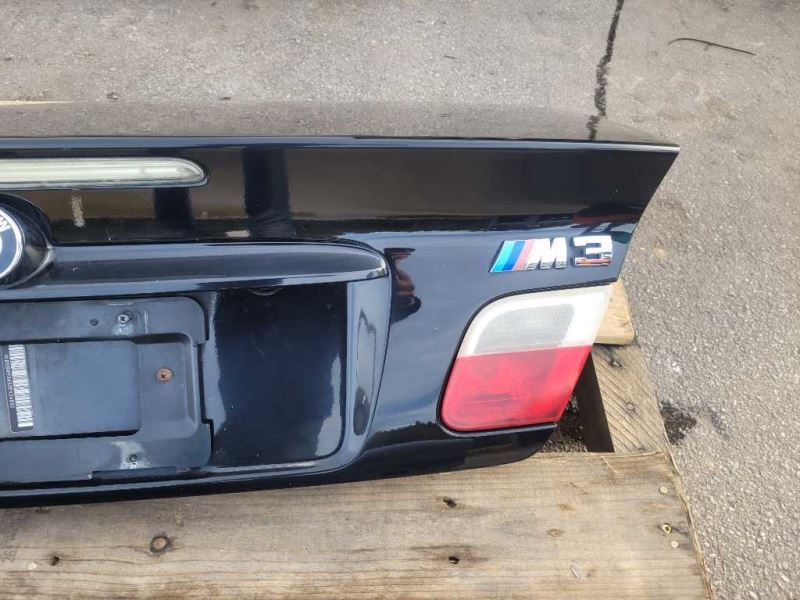 2001-2006 BMW M3 Convertible Rear Back Truck Deck Lid Emblem Paint Black 2448 - The Parts Farm