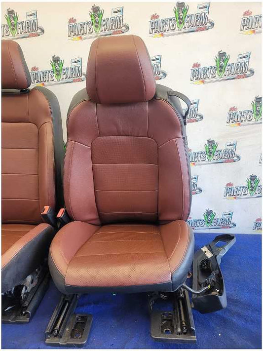 2015-2017 Ford Mustang GT Coupe Set Leather Seats Bucket Brown Heated 2860