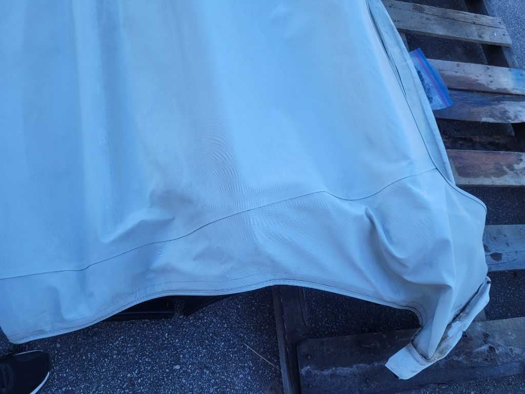 1994-1998 Ford Mustang Convertible Top Frame Cloth Shell Cover *Ripped* 2631 - The Parts Farm