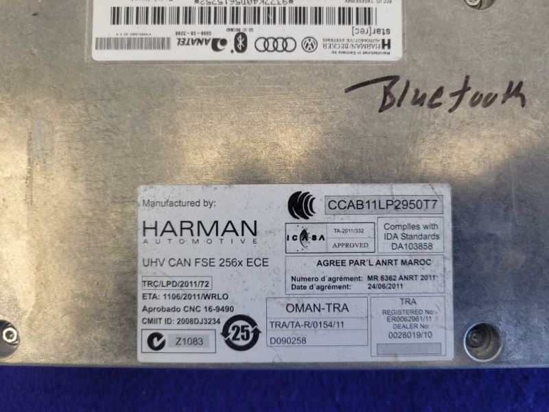 2014 Audi R8 V10 Coupe Bluetooth Control Module Unit 2136 - The Parts Farm