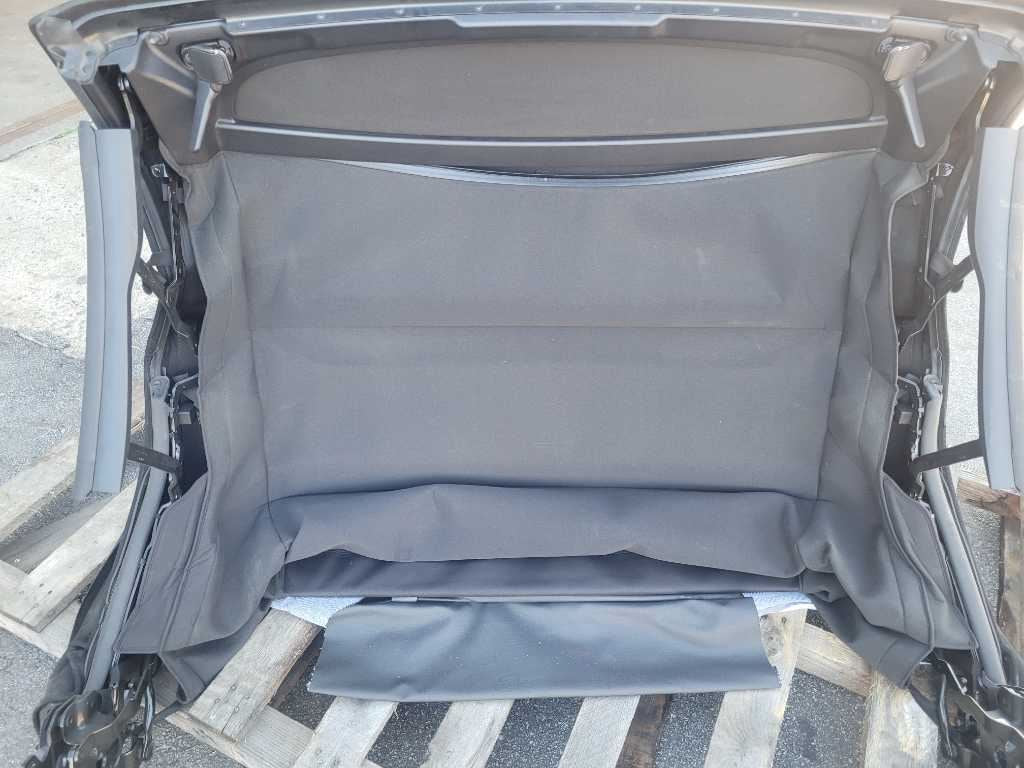 2008-2014 Ford Mustang GT Convertible Top Vinyl Frame Shell Cloth Black 2639 - The Parts Farm