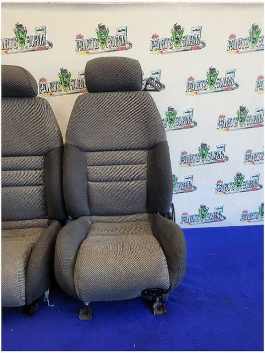 1994-1995 Ford Mustang GT Convertible Set Black Cloth Seats Bucket *Read* 2724