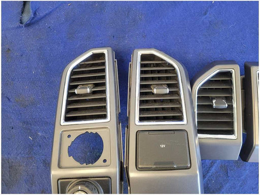2015-2017 Ford F150 4x4 Pickup Truck Front Dash Trim Kit Silver Molding 2847