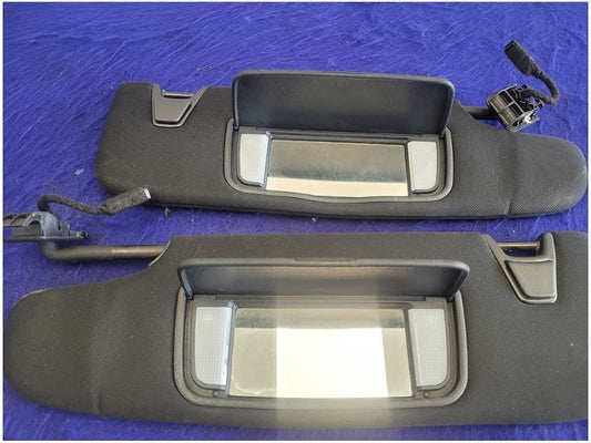 2015-2023 Ford Mustang GT S550 Pair Sun Visors Coupe Mirror Shade Front 2692