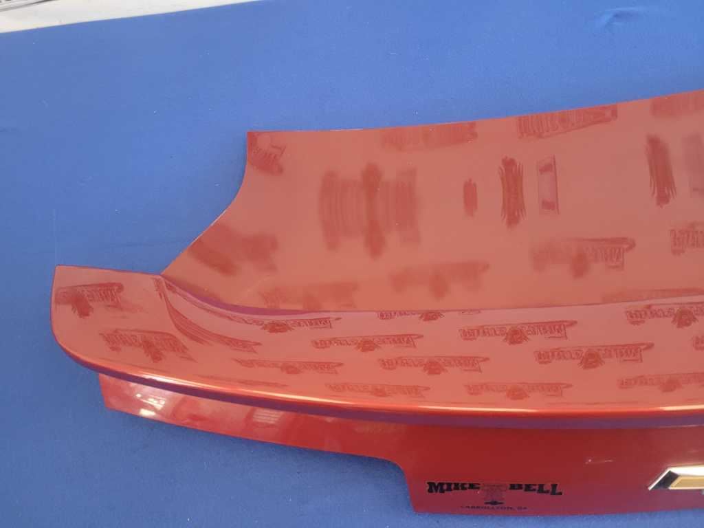 2014-2015 Chevrolet Camaro SS Coupe Rear Deck Lid Spoiler D80 Paint Maroon 2592 - The Parts Farm