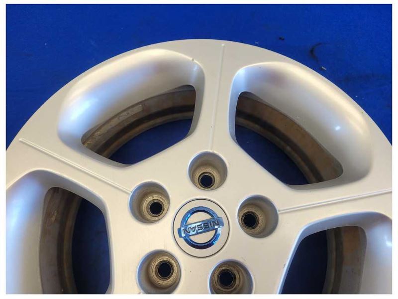 2011-2012 Nissan Leaf Wheel Rim 16x6.5 Alloy 5 Spoke Cap Silver 1856 - The Parts Farm